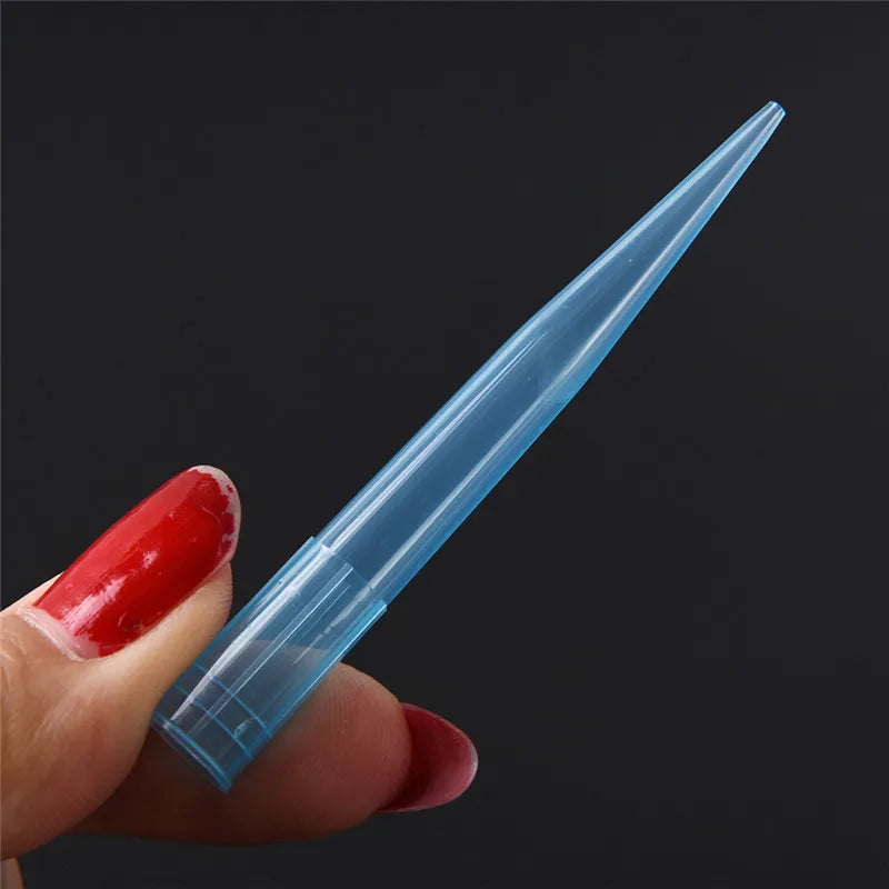 500Pcs 1000Ul 1Ml Plastic Pipettor Tip Premium Microchemical Scientific Liquid Pipette Nozzle Tip Accessories Lab Supplies