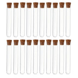 40Pcs 10Pcs Glass Test Tube Sample Test Tubes Clear Test Tubes