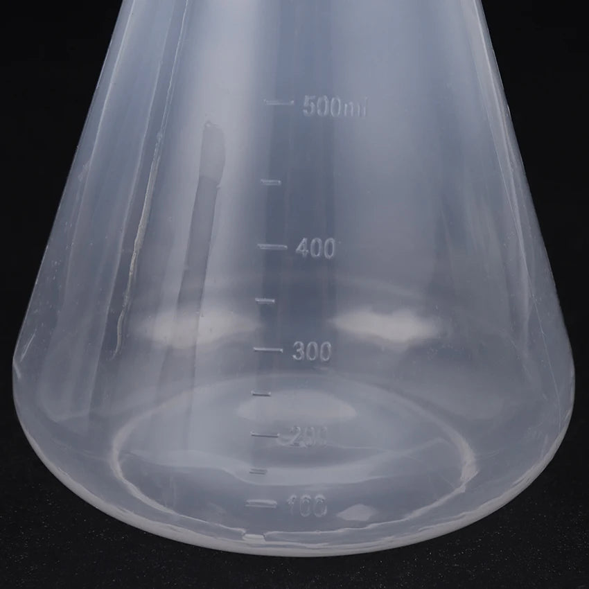 50/100/250/500Ml Plastic Erlenmeyer Flask Narrow Neck Conical Triangle Flask Chemistry Laboratory Analysis Instrument