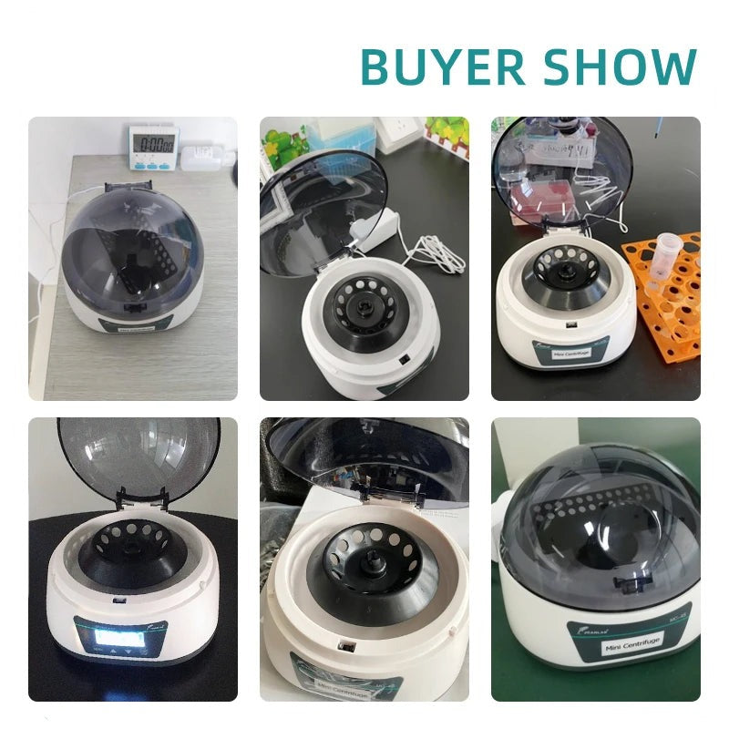 Pcr Centrifuge Machine Digital High-Speed Plasma Centrifuge Lab Microcentrifuge 4000Rpm 12000Rpm 0.2 - 2Ml Centrifuge Tube