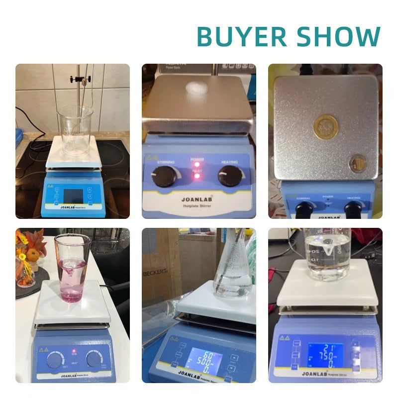 Magnetic Stirrer Hot Plate Lab Equipment Heating Stirrer Digital Display Magnetic Mixer with Stir Bar 3L 5L Liquid Stirrer 220V