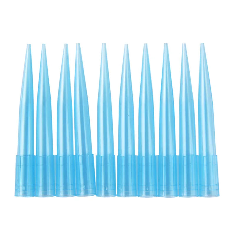 500Pcs 1000Ul 1Ml Plastic Pipettor Tip Premium Microchemical Scientific Liquid Pipette Nozzle Tip Accessories Lab Supplies
