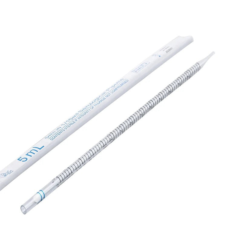 Serological Pipets Sterilized Plastic Scale Transfer Straw Serum Dropper 1/2/5/10/25/50/100Ml Non-Pyrogenic Individually Package