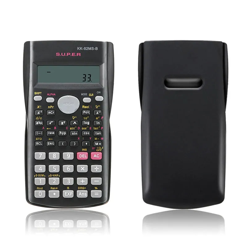 Scientific Calculator with 240 Functions and 2-Line Screen Multi-Purpose Portable Student Calculator for Math Teaching