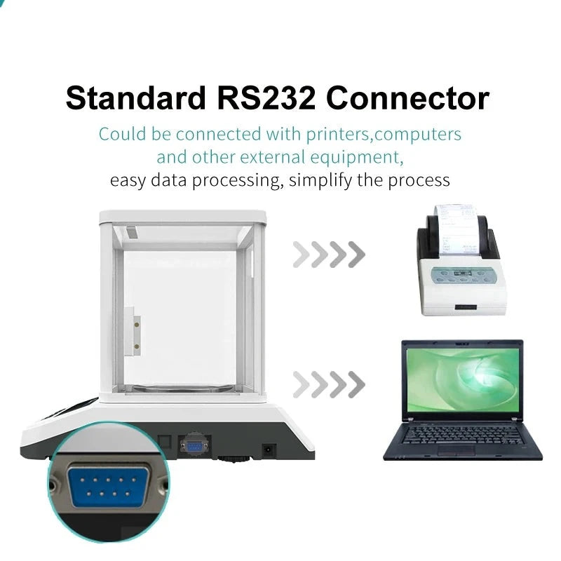Analytical Balance Lab Digital Scales Electronic Balance Precision Balance Scale Range: 200/300/500G Resolution: 0.001G