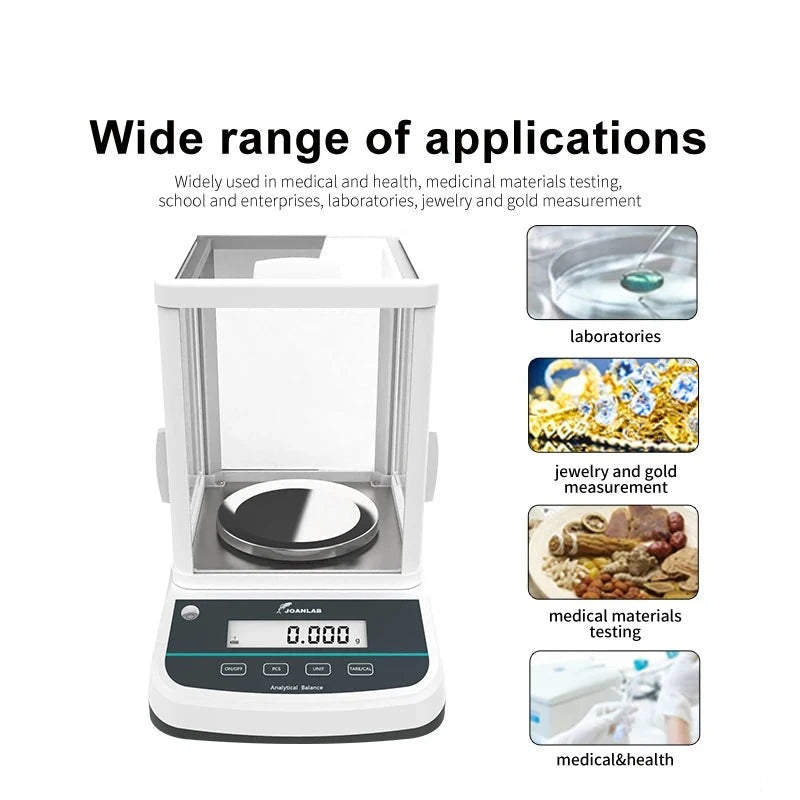 Analytical Balance Lab Digital Scales Electronic Balance Precision Balance Scale Range: 200/300/500G Resolution: 0.001G