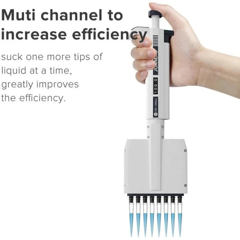 Multichannel Pipette Lab Equipment Manual Digital Adjustable Micropipette 8 Channels Pipette 12 Channels