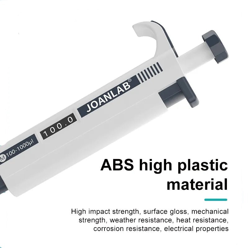 Micropipette Laboratory Automatic Pipette Digital Adjustable Plastic Pipette Chemistry Lab Equipment with Pipette Tips