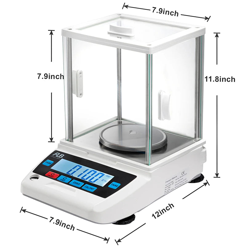 Analytical Balance High Precision 0.001G,1Mg Accuracy Digital Electronic Lab Scale round Tray with Calibration 200G/300G