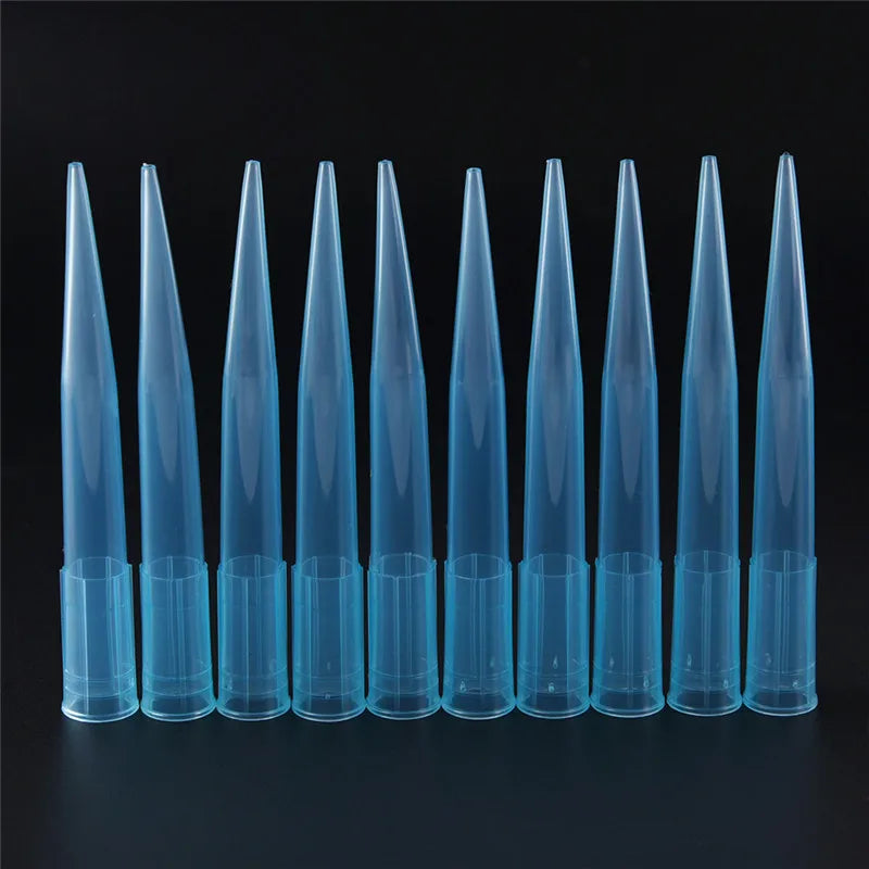 500Pcs 1000Ul 1Ml Plastic Pipettor Tip Premium Microchemical Scientific Liquid Pipette Nozzle Tip Accessories Lab Supplies