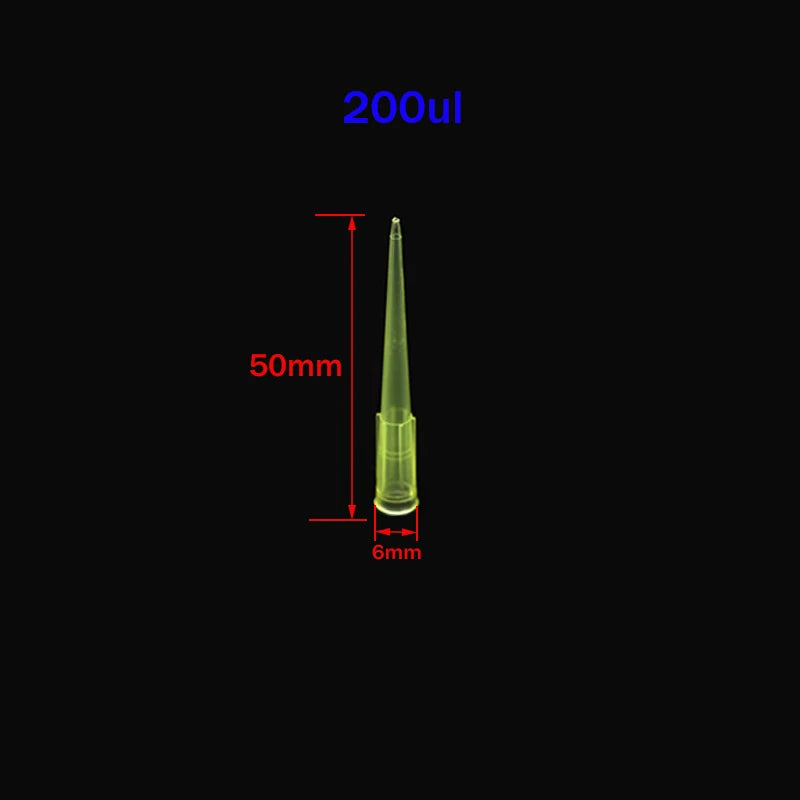 Professional Product Title: "Autoclavable Laboratory Pipette Tips in Various Sizes for Precise Liquid Handling in Medical and Educational Settings"