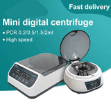Pcr Centrifuge Machine Digital High-Speed Plasma Centrifuge Lab Microcentrifuge 4000Rpm 12000Rpm 0.2 - 2Ml Centrifuge Tube